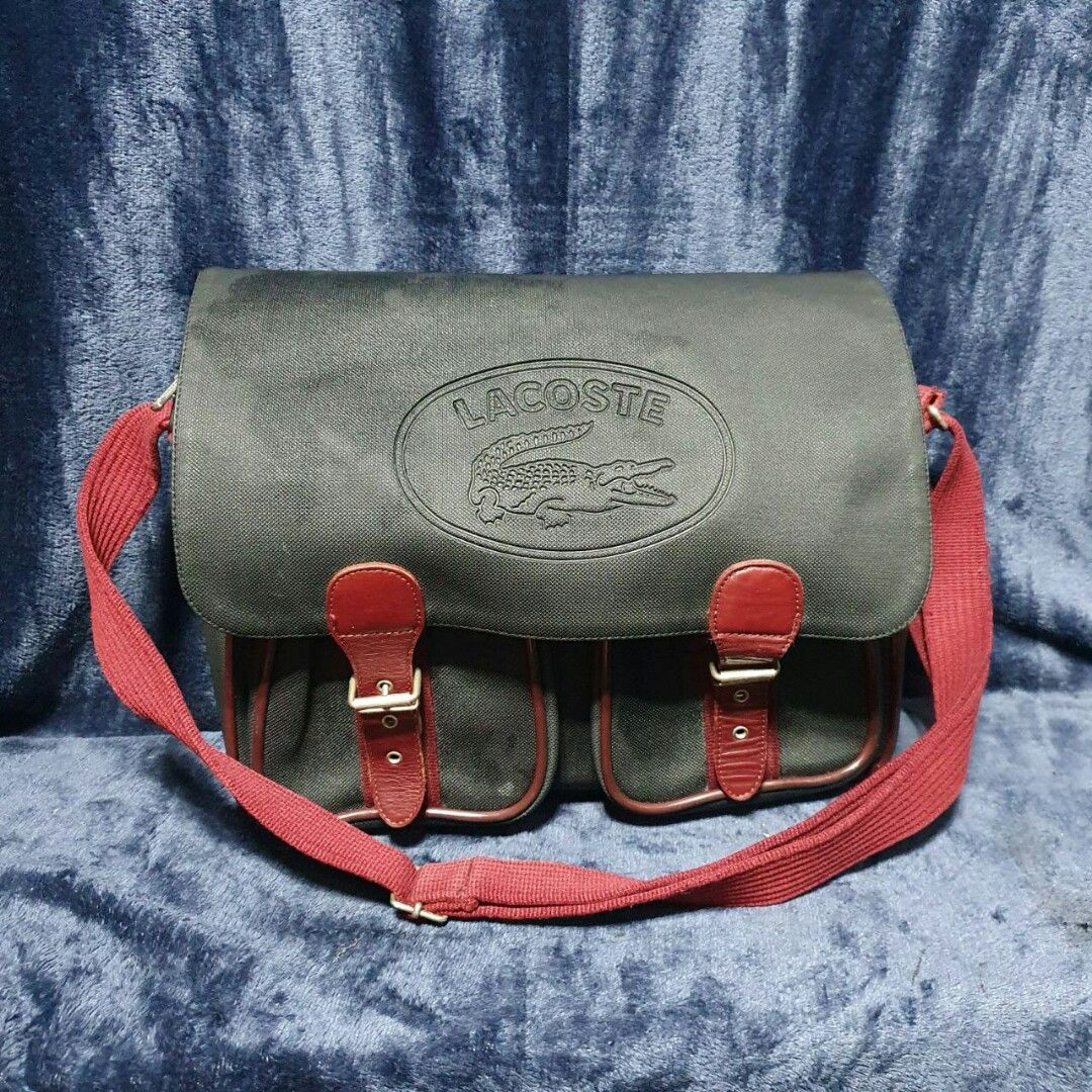 Lacoste messenger bag, Men's Fashion, Bags, Sling Bags on Carousell