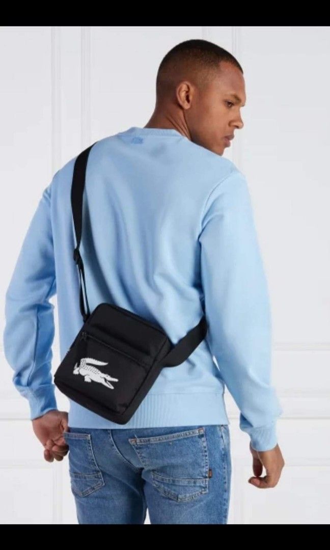 Lacoste Vertical Camera Bag Men s Fashion Bags Sling Bags on