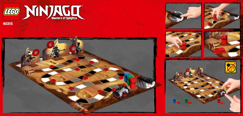Lego 40315 NINJAGO Board Game Ninja Adventure Family Fun Set