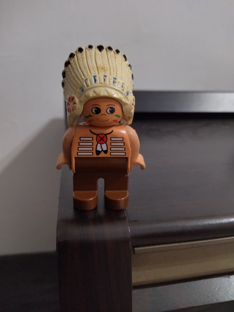 Lego duplo Indian chief man figure Hobbies Toys Toys Games