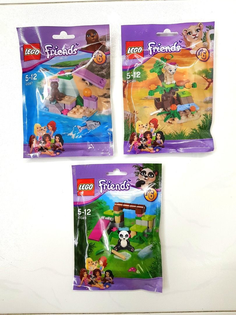 Lego Friends Series 6 41047 Seal s Little Rock 41048 Lion Cub s