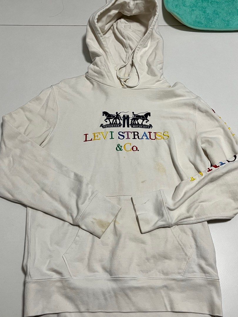 White levis hoodie women's new arrivals