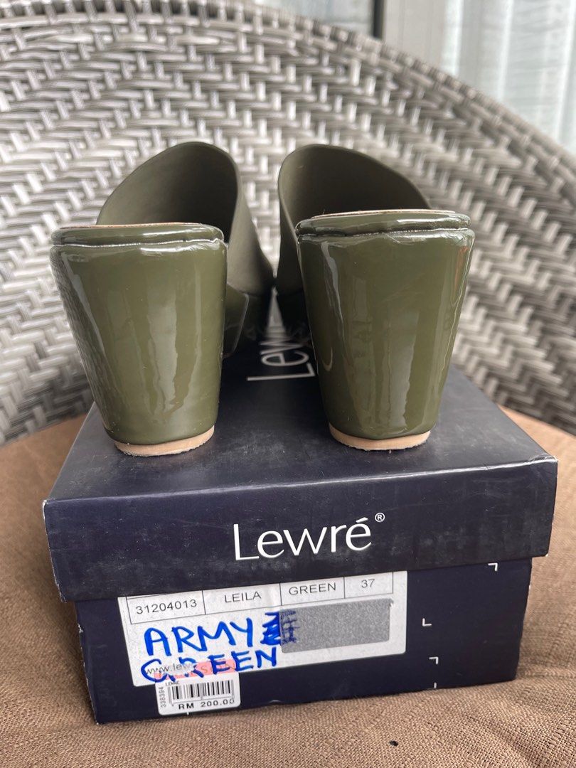 Army green wedges shop