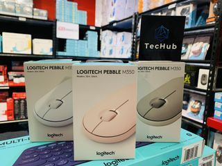 Logitech M350 Wireless Mouse Pebble With Bluetooth