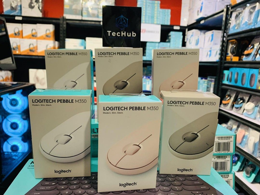 Logitech M350 Wireless Mouse Pebble With Bluetooth (Category: Mouse & Mousepads) located in Makati City. Submitted by techubstoreandaccessories (Listing ID 1249358270, Image 3). Description: Logitech M350 Wireless Mouse Pebble Off-White With Bluetooth also available in Rose and Sand color On Hand Ready to Ship/Pick-Up‼️ DETAILS: ✅Actual Picture Posted. ✅BRAND NEW & ORIGINAL. ✅7 Days Replacement for Factory Defects and 1year Limeted Warranty. (Ter