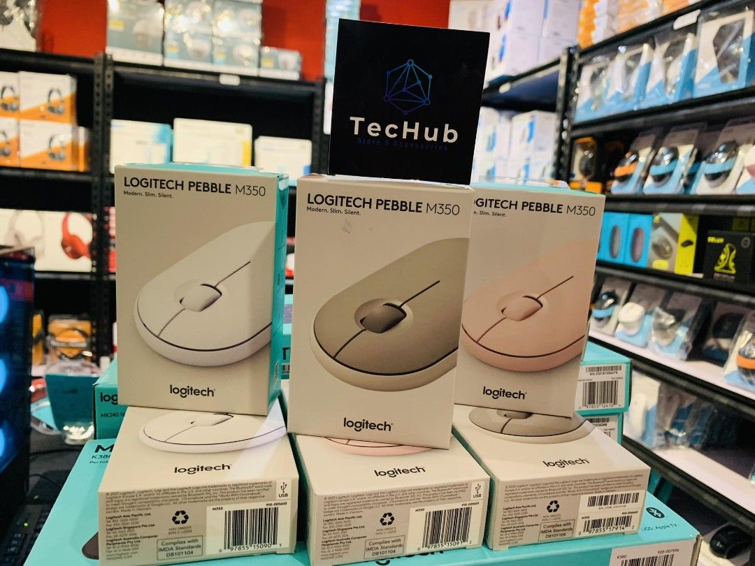 Logitech M350 Wireless Mouse Pebble With Bluetooth (Category: Mouse & Mousepads) located in Makati City. Submitted by techubstoreandaccessories (Listing ID 1249358270, Image 2). Description: Logitech M350 Wireless Mouse Pebble Off-White With Bluetooth also available in Rose and Sand color On Hand Ready to Ship/Pick-Up‼️ DETAILS: ✅Actual Picture Posted. ✅BRAND NEW & ORIGINAL. ✅7 Days Replacement for Factory Defects and 1year Limeted Warranty. (Ter