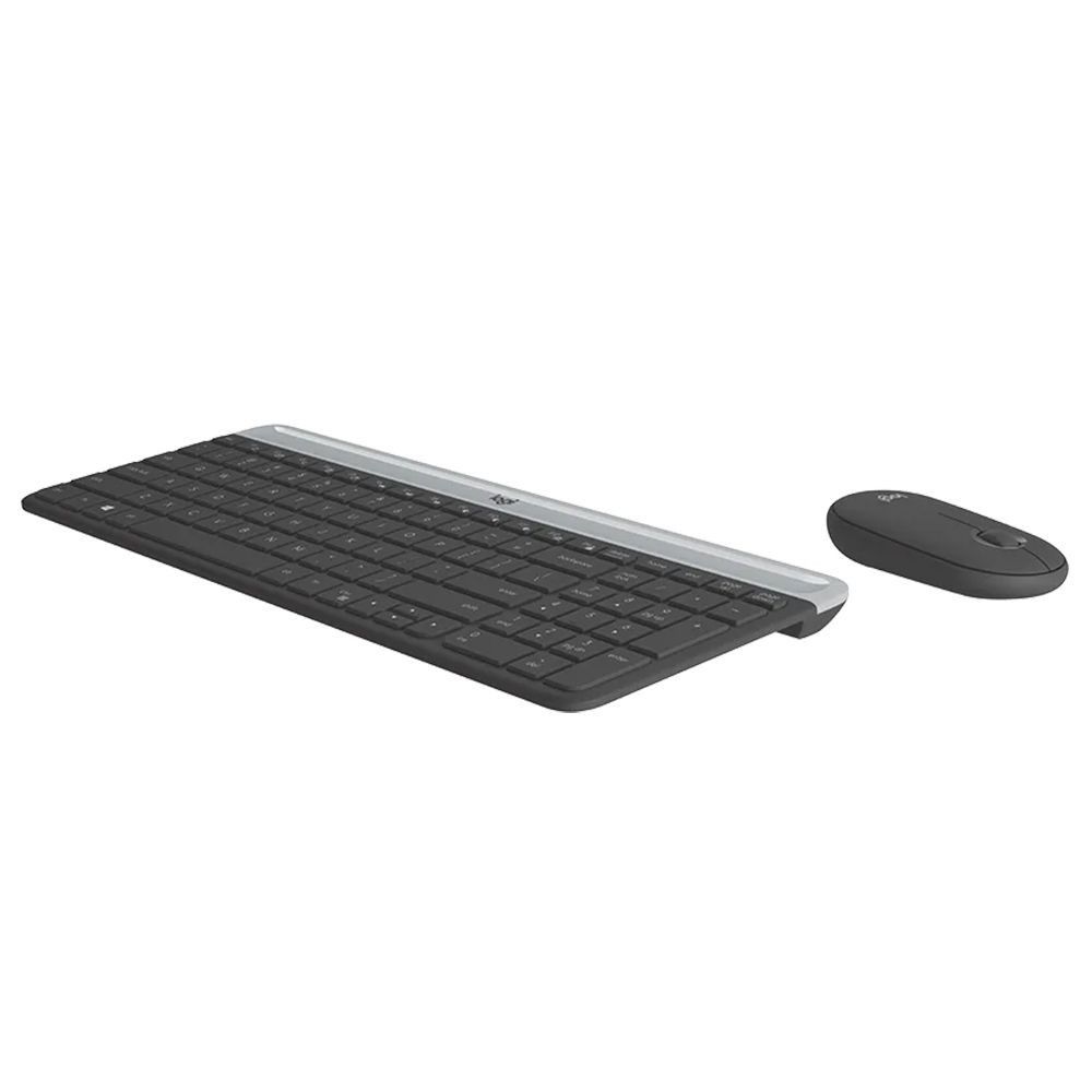 LOGITECH SLIM COMBO MK470 WIRELESS KEYBOARD AND MOUSE (GRAPHITE) (Category: Computer Keyboard) located in San Juan City. Submitted by blueswitchpc (Listing ID 1249269770, Image 3). Description: NEW STOCKS AVAILABLE📣📣 LOGITECH SLIM COMBO MK470 WIRELESS KEYBOARD AND MOUSE (GRAPHITE). MK470 SLIM COMBO Ultra-slim, compact, and quiet wireless keyboard and mouse combo. Make any space minimalist, modern, and whisper-quiet with the MK470 Slim Wireless 
