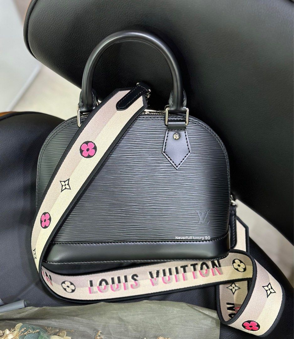 Louis Vuitton Epi Alma BB w/ Jacquard Strap - Black Handle Bags, Handbags -  LOU666694