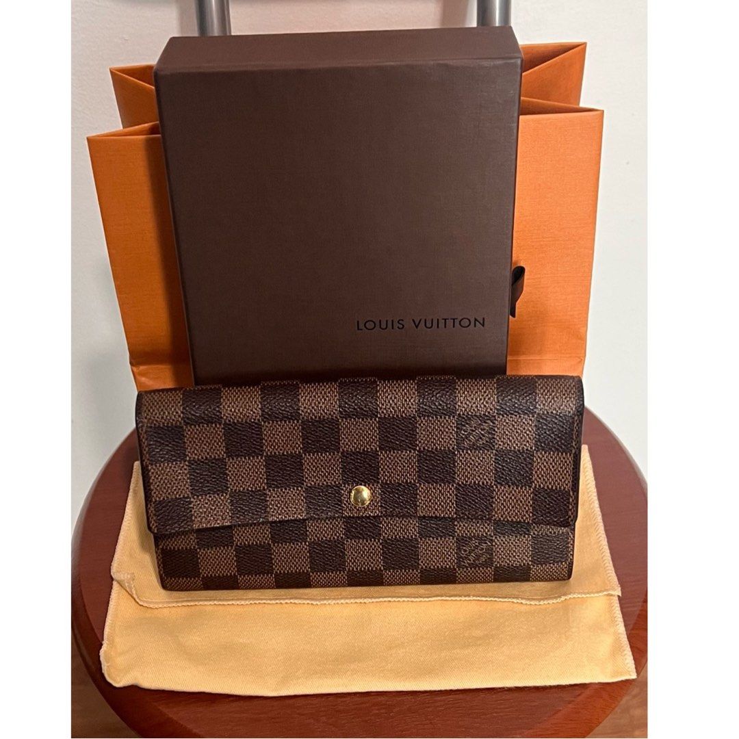 LV Monogram Sarah Wallet, Luxury, Bags & Wallets on Carousell