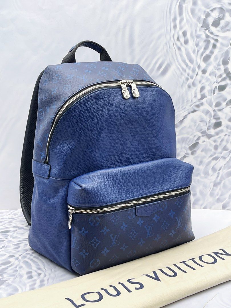 Louis Vuitton Backpack PM Taiga Cobalt Pacific Monogram Discovery
