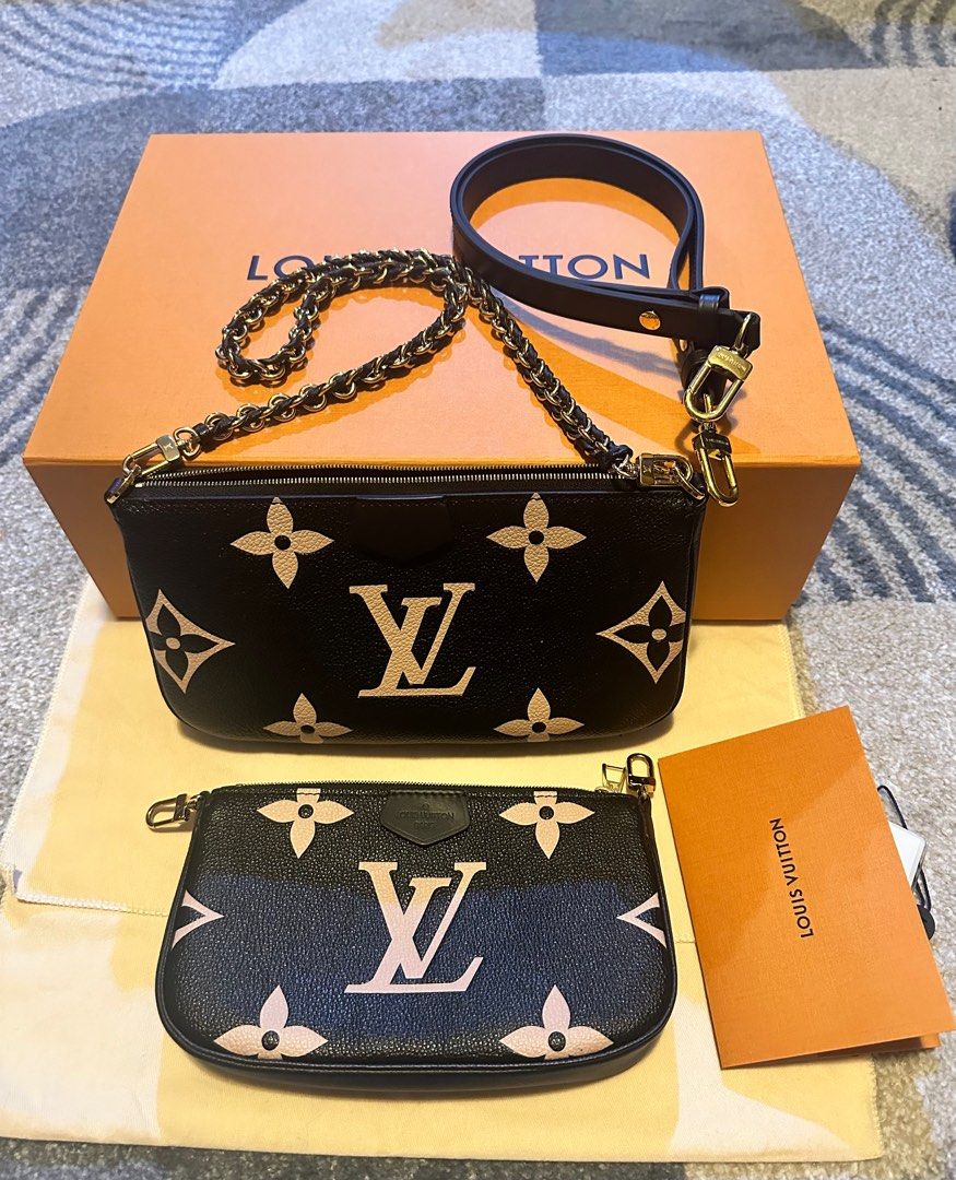 Louis Vuitton Bicolor Monogram Empreinte Multi Pochette Accessoires – I  MISS YOU VINTAGE