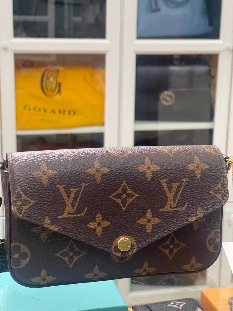 LV Felicie Strap & Go Mono , Luxury, Bags & Wallets on Carousell