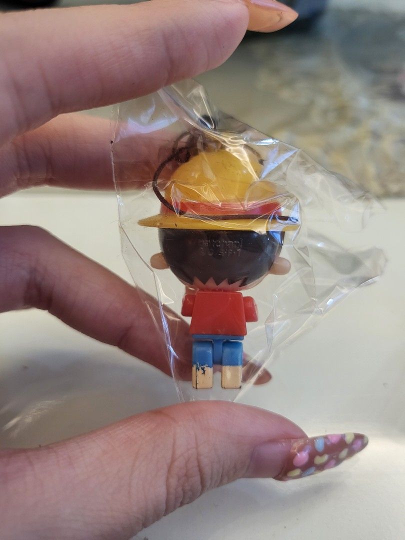 One Piece Luffy Keychain (Category: Character Goods) located in San Fernando. Submitted by jpmarketplace2023 (Listing ID 1249349994, Image 2). Description: -One Piece Luffy keychain for only PHP120 -Authentic from Japan.