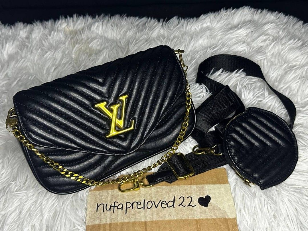 Lv black sling clearance bag