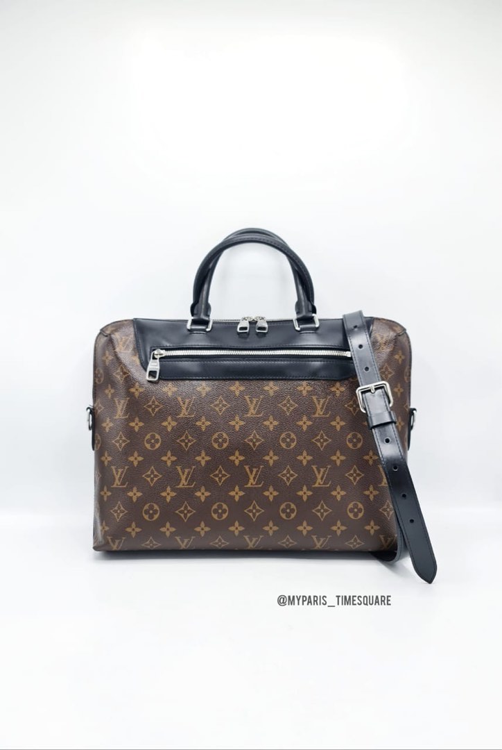 Louis Vuitton Pre-owned Monogram Macassar Porte Document Jour NM Briefcase - Brown