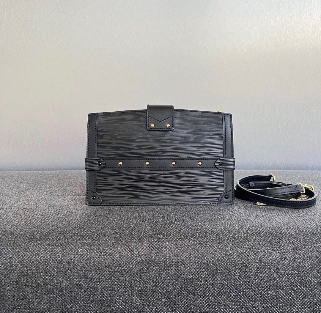 Louis Vuitton Trunk Clutch Epi Leather Black 230485110