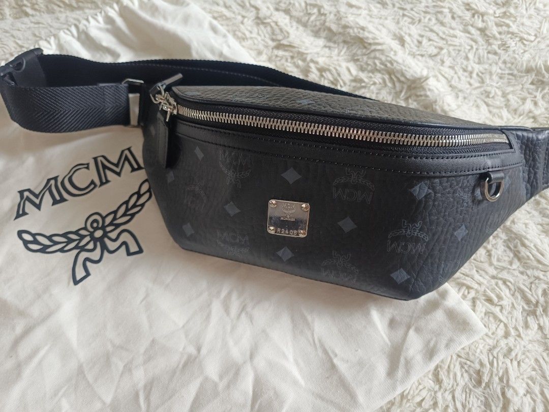 MCM Fursten Classic black belt bag Men s Fashion Bags Belt bags