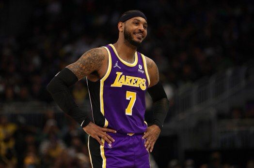 Melo lakers sale jersey