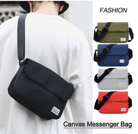 Men Messenger Bag Casual Unisex Canvas Sling Shoulder Bag FC2726