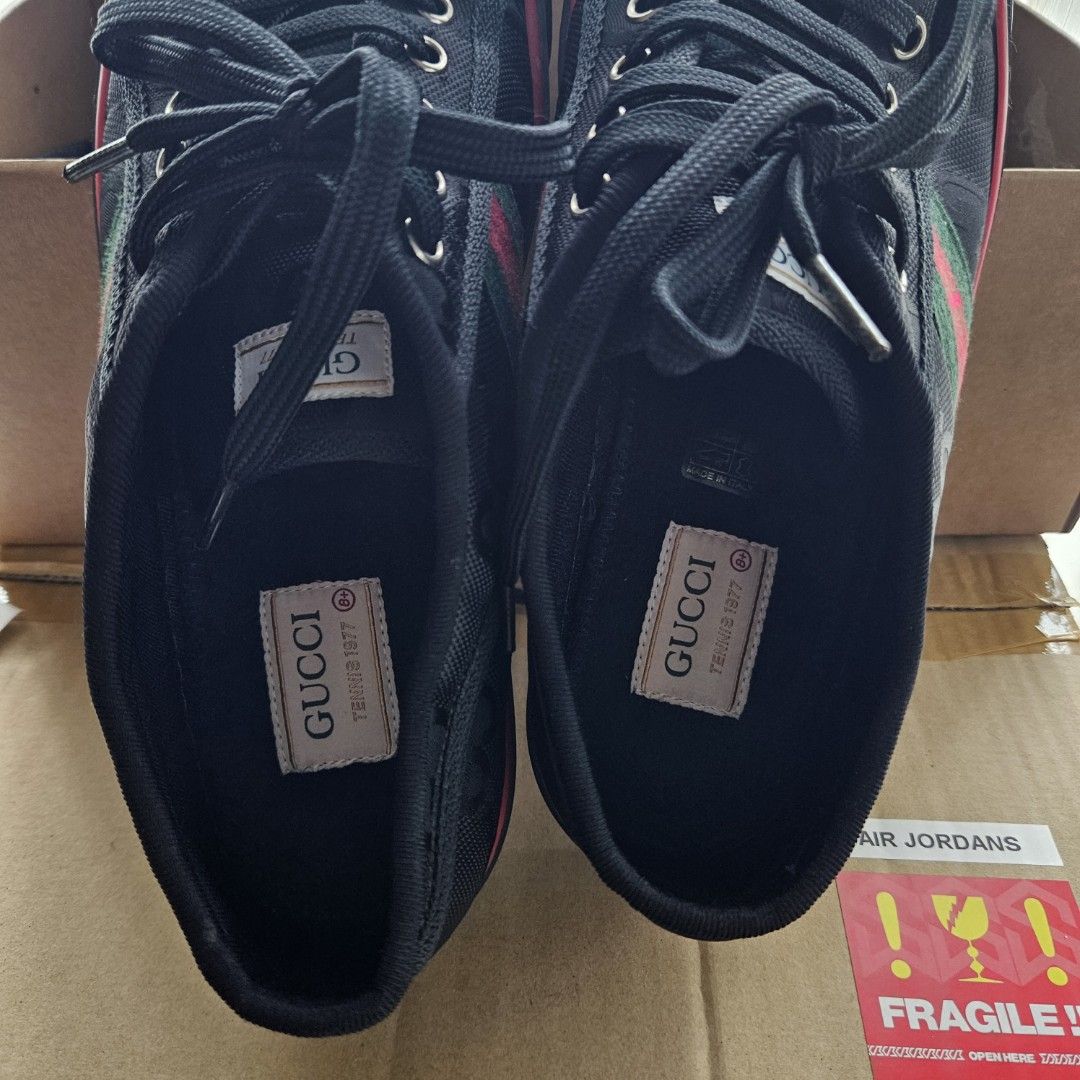 MENS GUCCI SHOES SNEAKERS OFF THE GRID 8+ KLCC LIKE NEW, Men