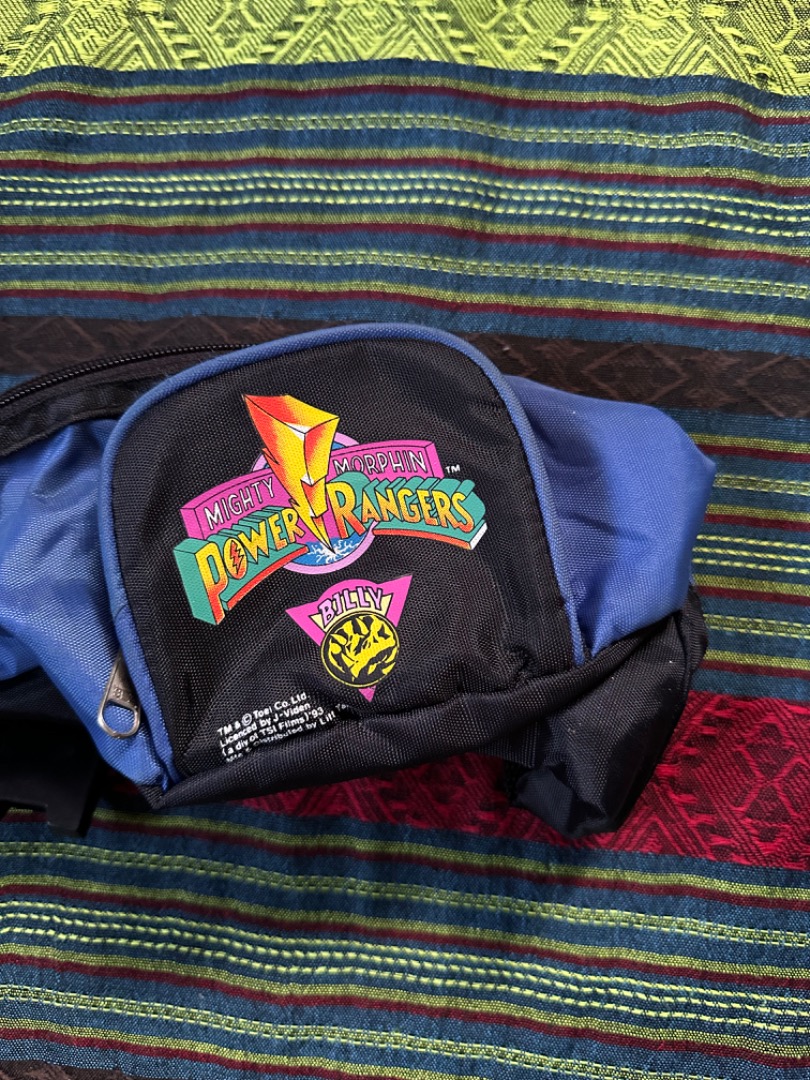 MIGHTY MORPHIN POWER RANGERS POUCH / bag, Hobbies & Toys, Collectibles ...