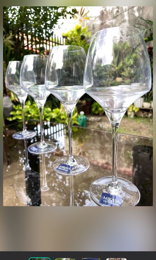 Mikasa Crystal Wine glass Furniture Home Living Kitchenware