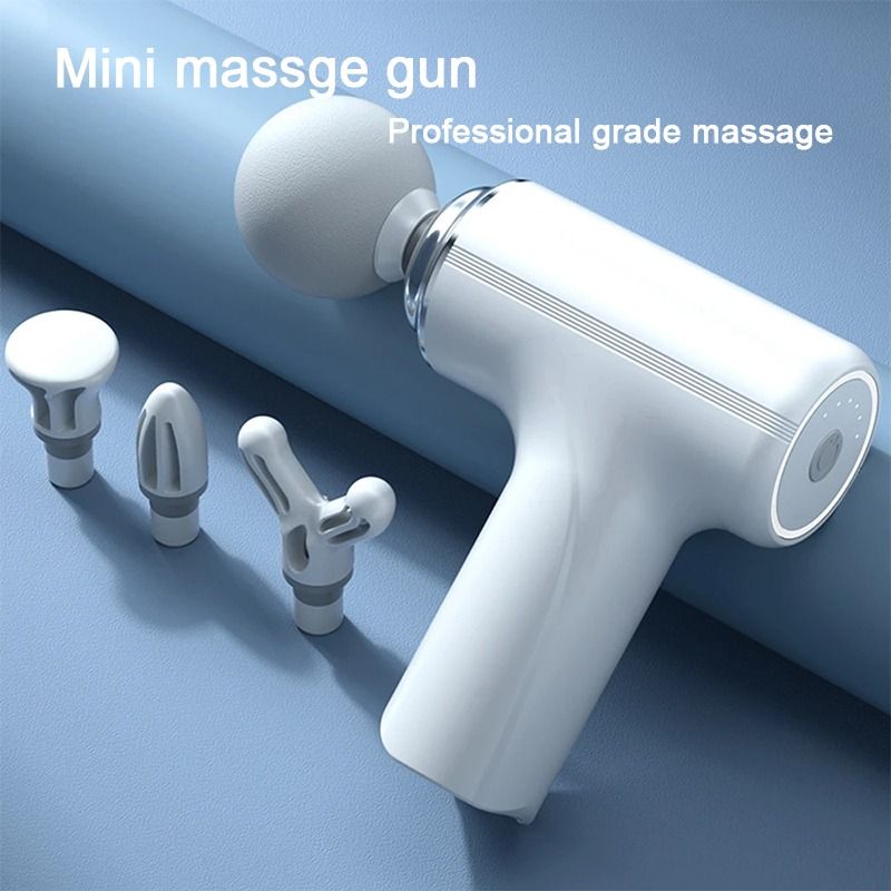 Mini Massage gun | Wireless Rechargeable Vibration Muscle Relaxation  Massager Professional Fitness Portable Fascia Gun