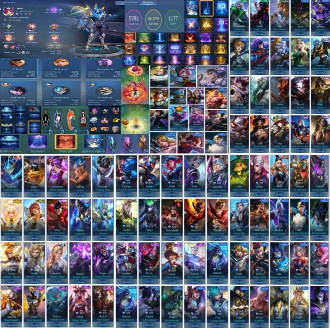 Mobile Legends Account for sale premium, Video Gaming, Gaming