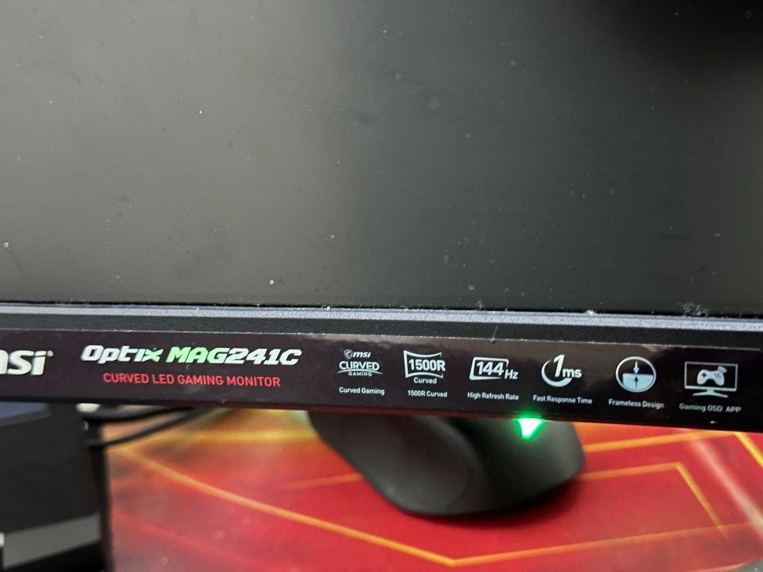 MSI Optix MAG241C 144hz Curve, Computers & Tech, Desktops on Carousell