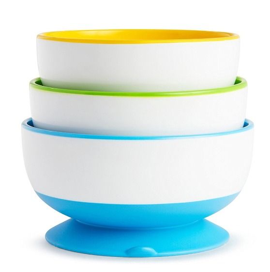 Pandaear Silicone baby Stay Put Suction Bowls