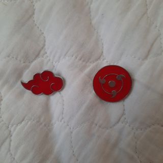 Naruto Enamel Brooch Pins Set