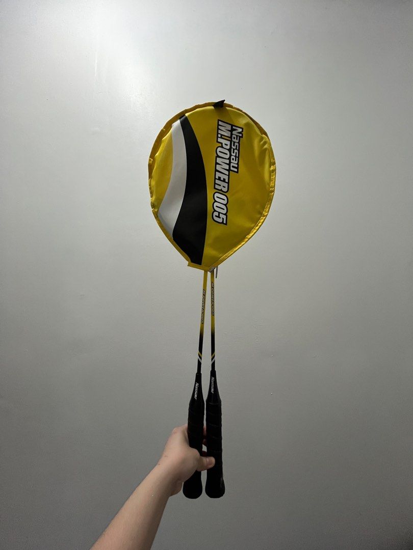 NASSAU BADMINTON RACKETS, Sports Equipment, Sports & Games, Racket and