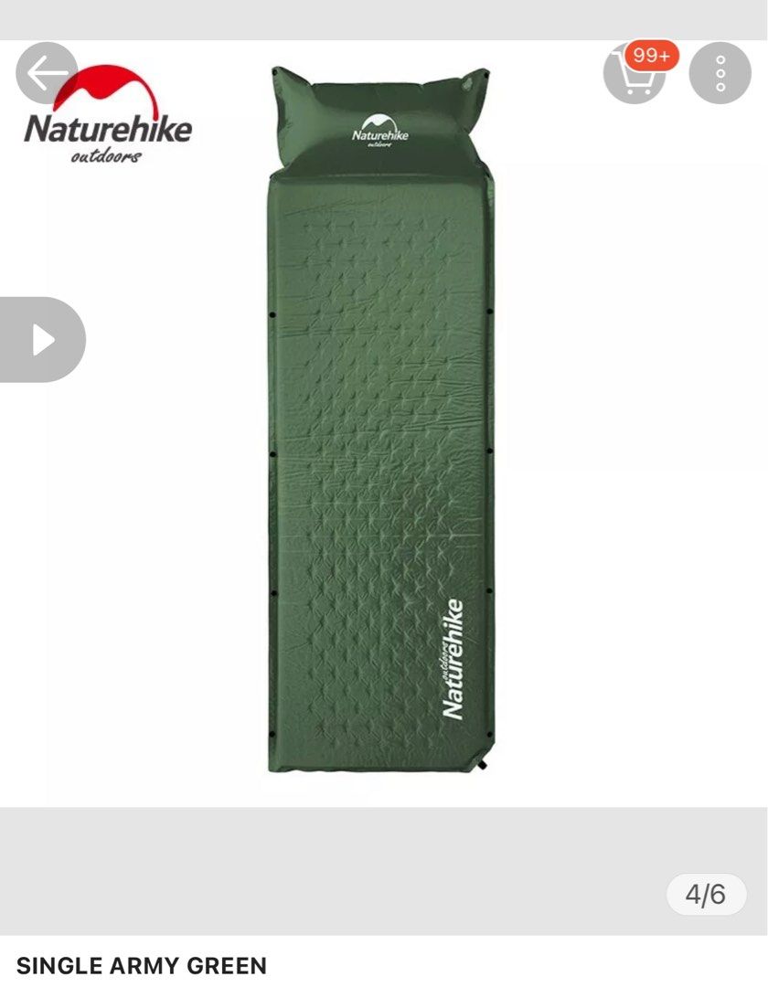 Naturehike sleeping pad, Hobbies & Toys, Travel, Travel Essentials