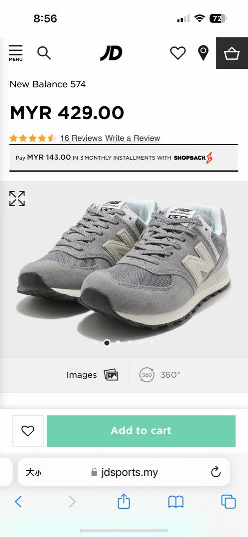 Jd new balance 574 online