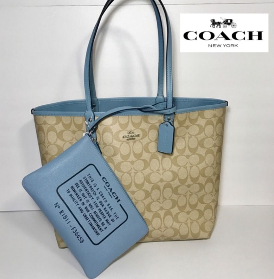 COACH Reversible Tote Bag Original, Luxury, Bags & Wallets on Carousell