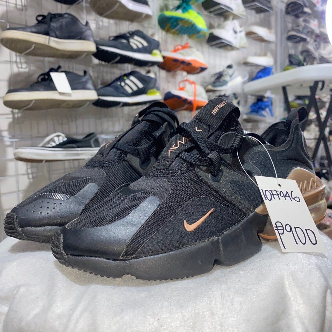 Nike air max infinity black hot sale