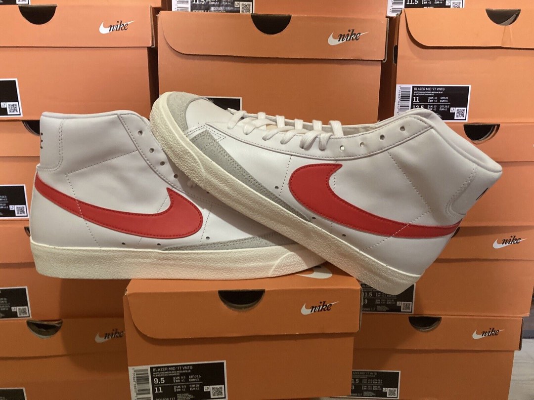 Blazer mid 77 top habanero red uk
