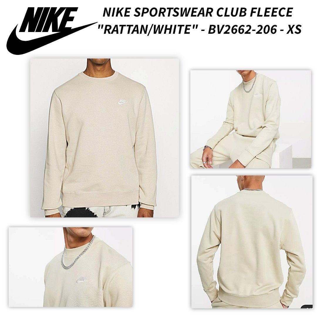 Men's fleece discount crew nike sportswear