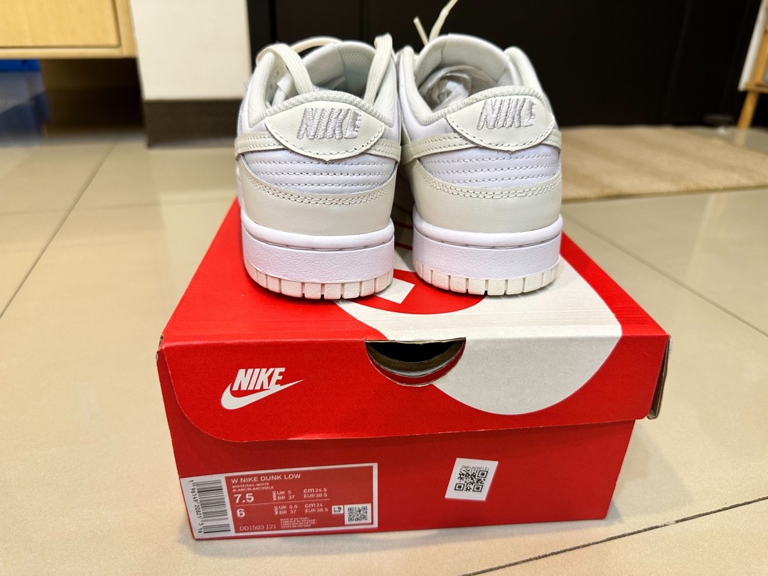 Nike Wmns Dunk Low 女鞋椰奶米白奶油白經典Coconut Milk, 她的時尚