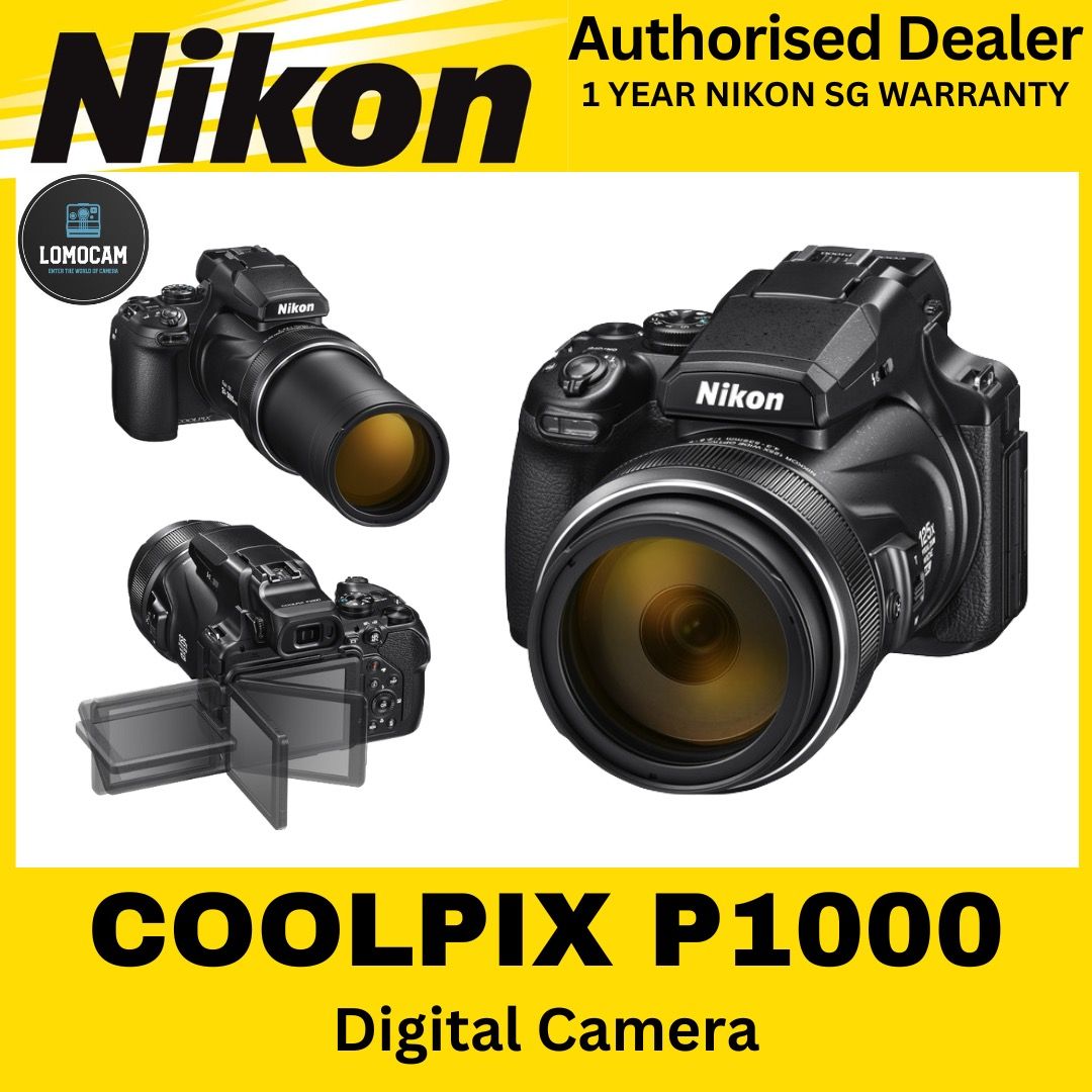 Nikon COOLPIX P1000 Digital Camera, Photography, Cameras on Carousell