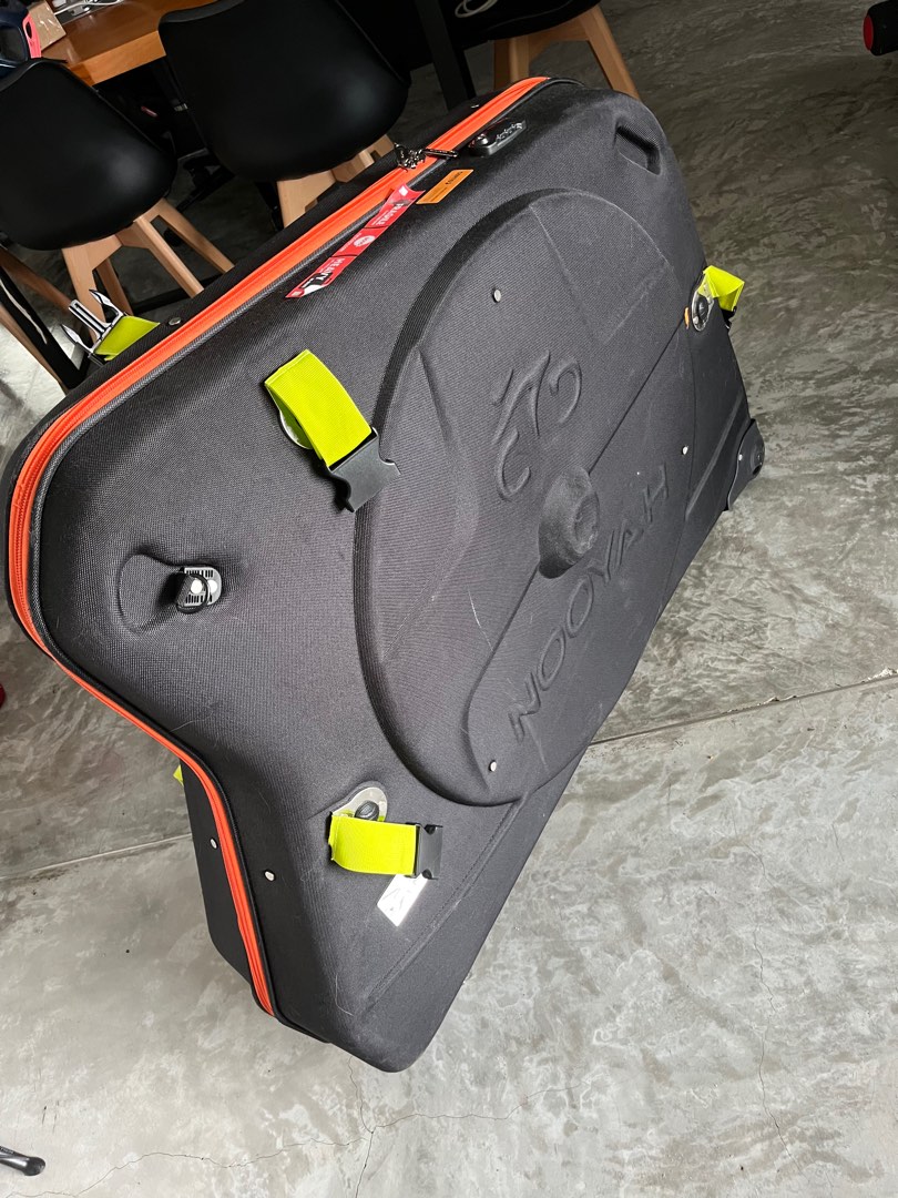 Nooyah Hard Case Bike Luggage, Hobbies & Toys, Travel, Luggage on Carousell