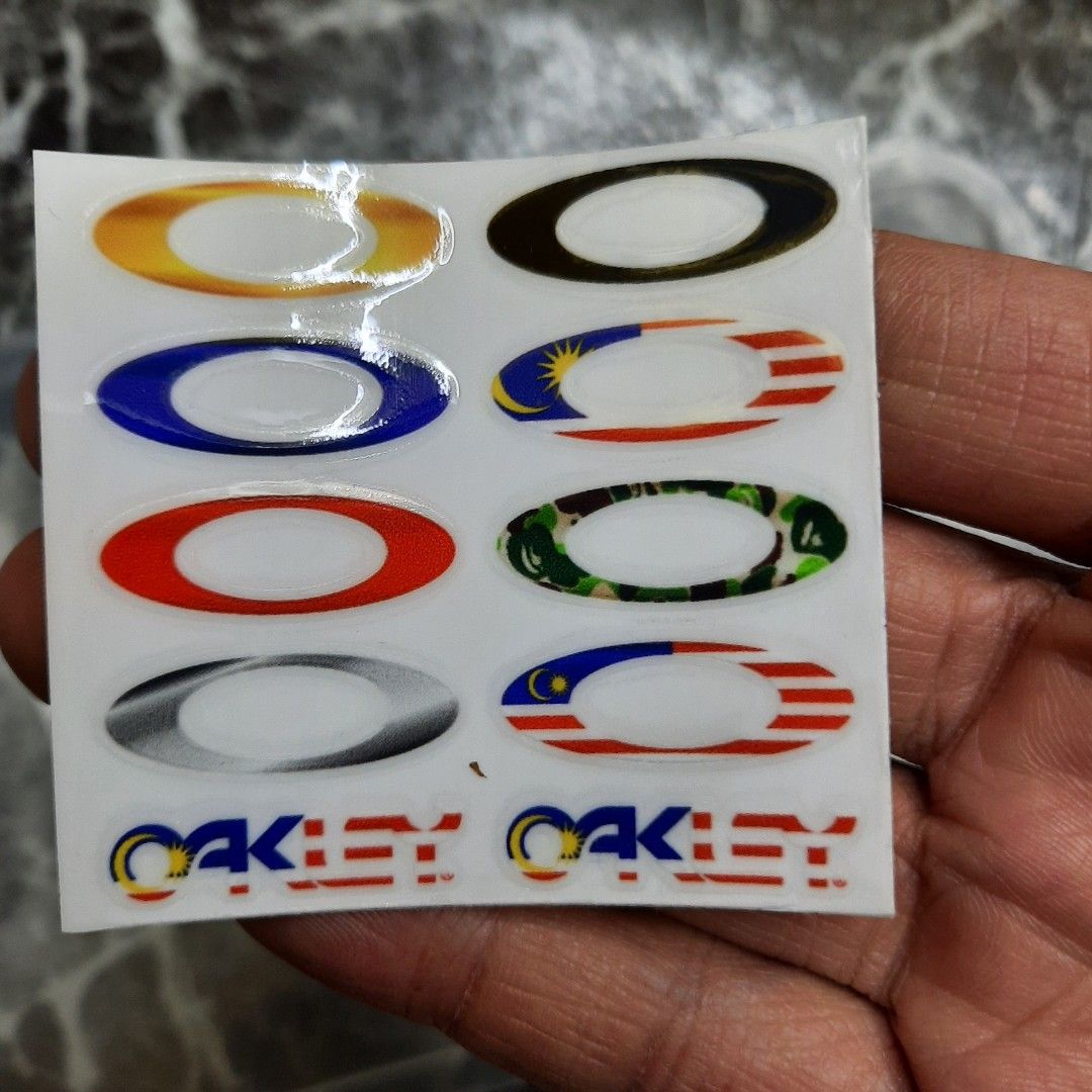Oakley Uv print sticker helmet visor rm1 Everything Else Others