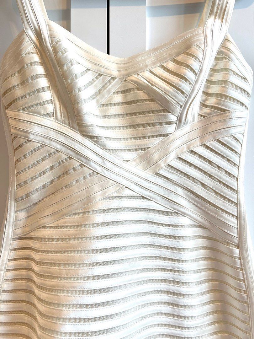 Bcbg deals cream dress