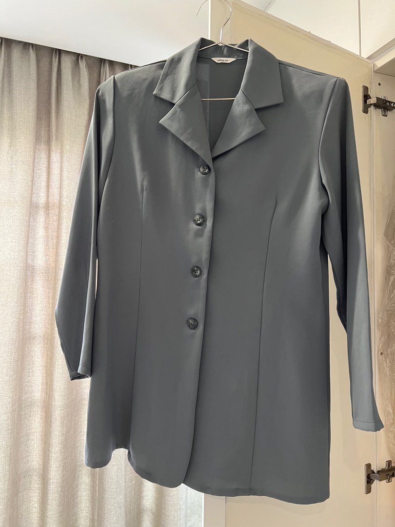 Oversized  blazer (gray, black)