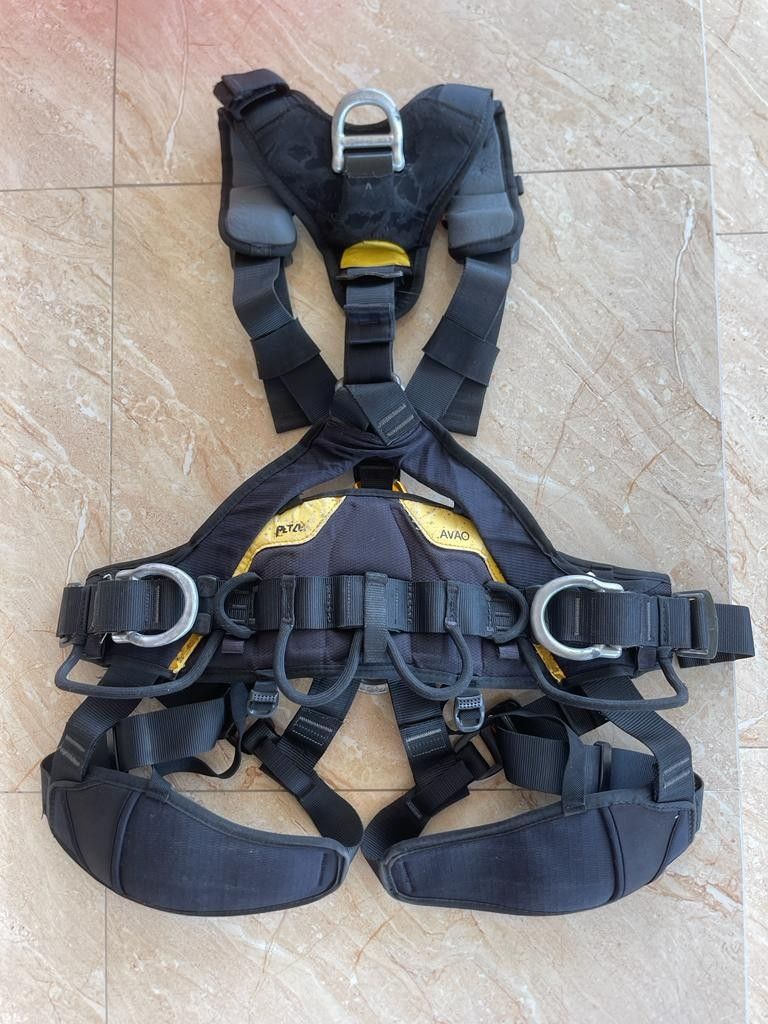 Petzl Avao Croll Fast Harness Rope Access Rigger Abseiler Climbing