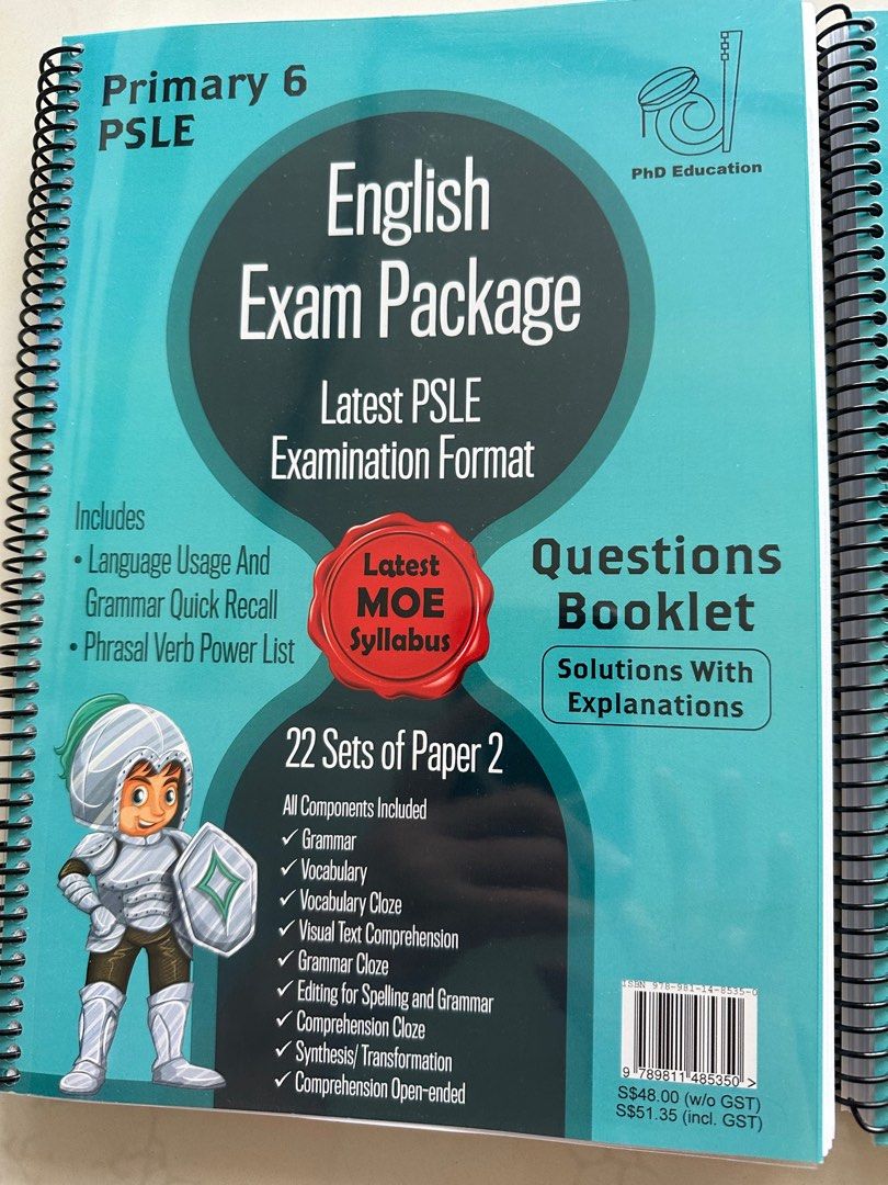 PhD Education Pri 6 PSLE English Exam Package, Hobbies & Toys, Books