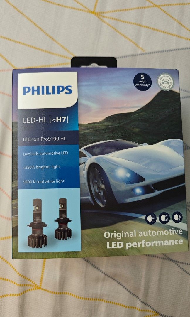 Philips Flagship Pro9100 LED H7, Auto Accessories on Carousell