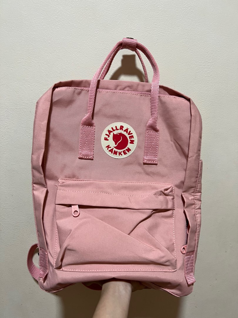 Pastel pink kanken backpack cheap