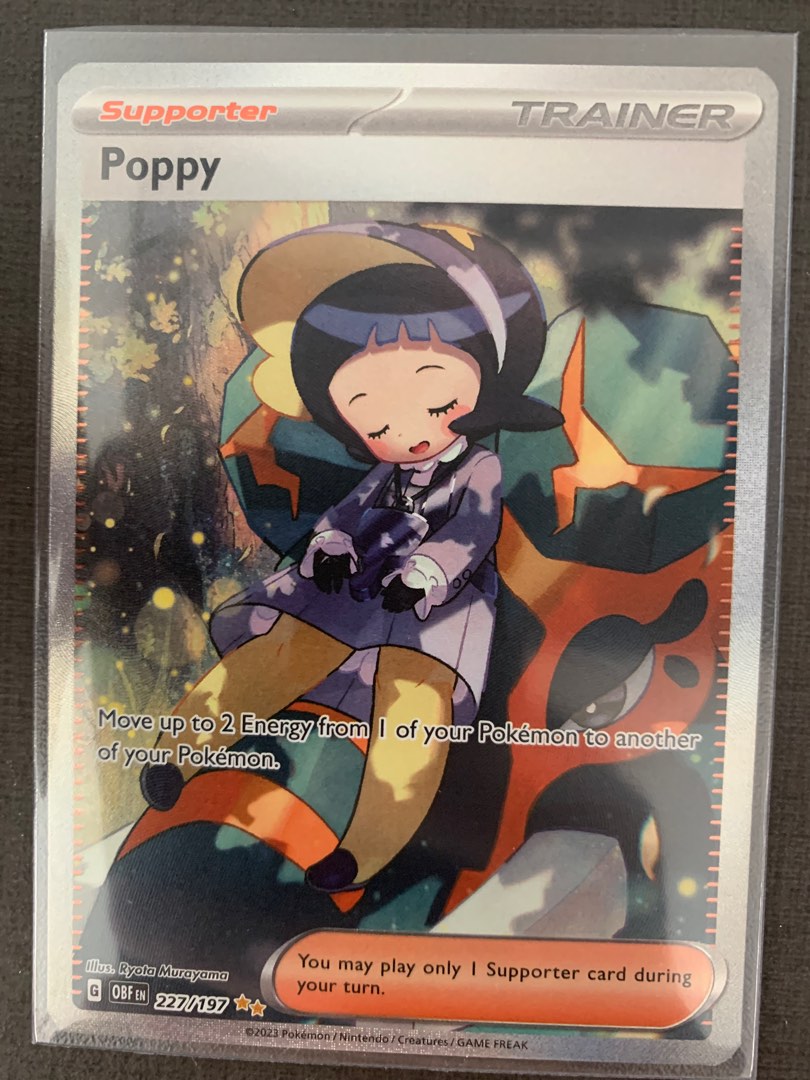 Pokémon TCG Poppy 227/197 Obsidian Flames Special Illustration