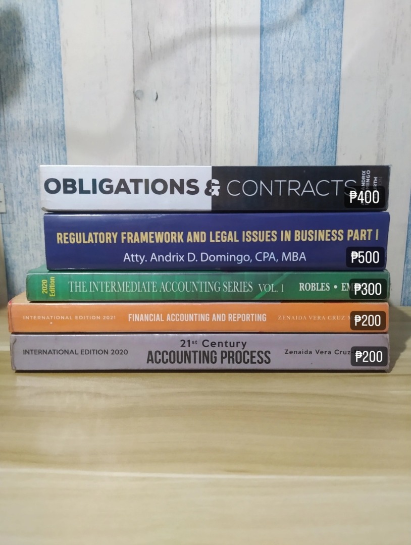 Preloved Accounting Books on Carousell